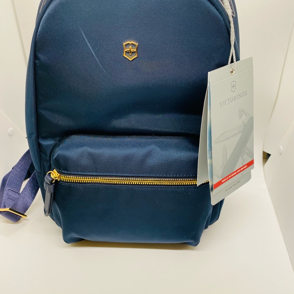 NWT Victoinox Victoria Classic Business Backpack Small, Deep Lake (Blue) - Picture 2 of 13